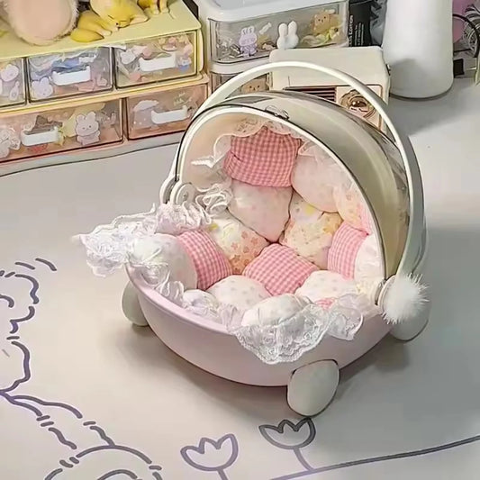MimiMagic™ Cozy Cradle Bed for Labubu Dolls